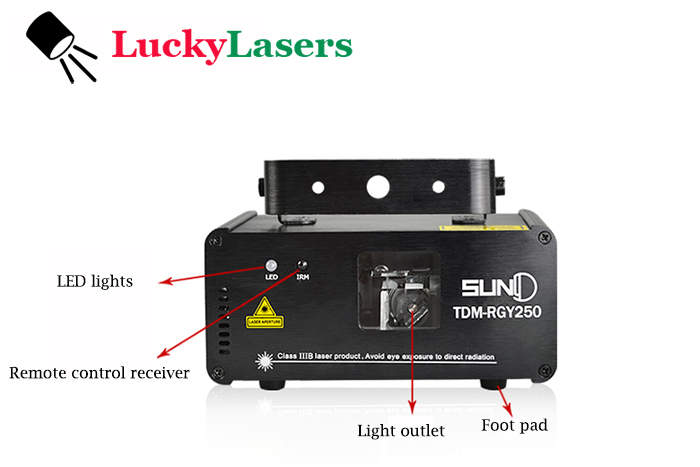 New 3D Patterns Laser Stage Light  KTV Bar Flash